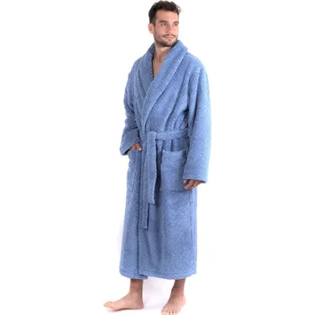 Pánský župan Unisex župan Athena 2116 denim světlý - Vestis M