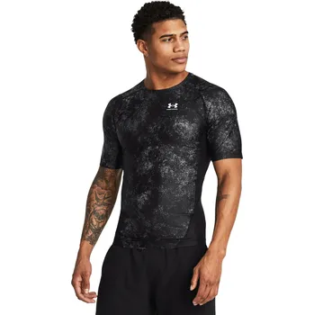 Pánské tričko UA HG IsoChill Prtd SS-BLK Under Armour černá 2980109