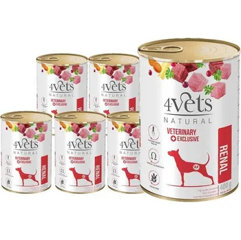 Krmivo pro psa 4Vets pro psy Renal 6x400g