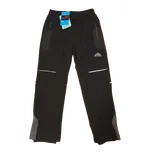 Kugo Dětské oteplené softshellové kalhoty 134 - 164 Barva: černá + šedá, Velikost: 158