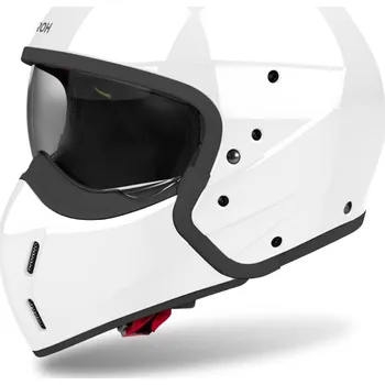 Motodoplněk Modulární helma na motorku Airoh J110 Color lesklá bílá 2XL