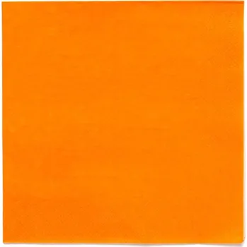 Papírové ubrousky oranžové 20 ks 33 cm x 33 cm 9915402-204
