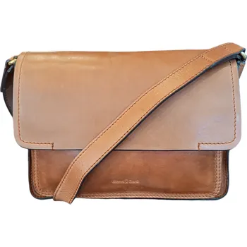Kabelka Gianni Conti dámská kožená kabelka přes rameno koňaková 4704555 cuoio