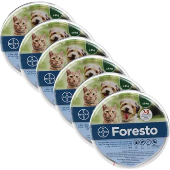 Obojek pro psa Foresto obojek pro malé psy a kočky do 8 kg 38 cm x 6