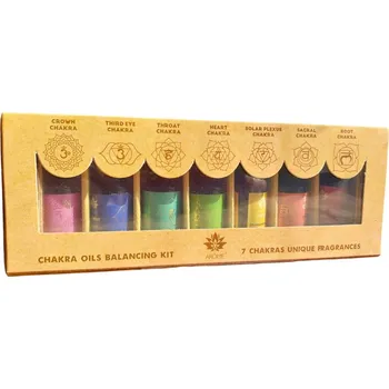 Čakrová sada esenciálních olejů 7 čaker ARÔME Chakra