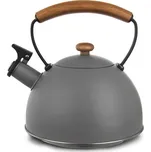 Nerezová pískací konvice WOODEN, 2,9 l