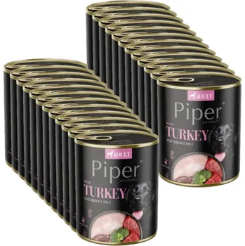 Krmivo pro psa DOLINA NOTECI Piper pro psy s krůtím masem a brokolicí 24x800g