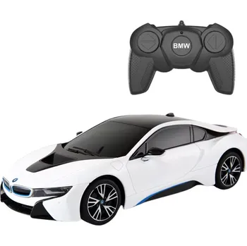 RC model auta Rc auto BMW i8 1:18 bílé