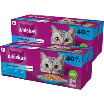 Krmivo pro kočku WHISKAS Adult sáčky 80 x 85 g Fishy Treats