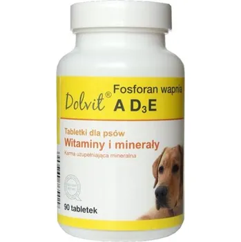 Doplněk stravy Dolvit Calcium Phosphate A D3 E - pro správnou stavbu kostry a růst zubů