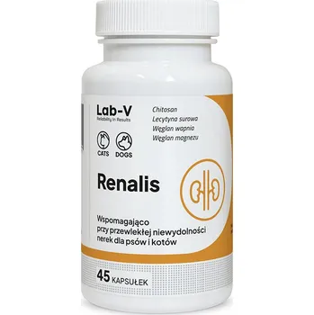 LAB-V Renalis - Podpora při chronickém selhání ledvin pro psy a kočky 45 kapslí