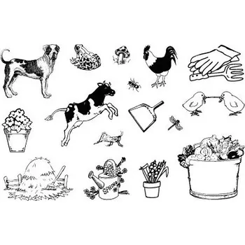 Dětské razítko Gelová razítka - Farma pes