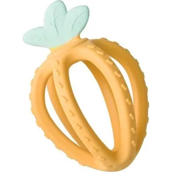 Hračka pro kojence Silikonové kousátko Fresh Fruit Mustard