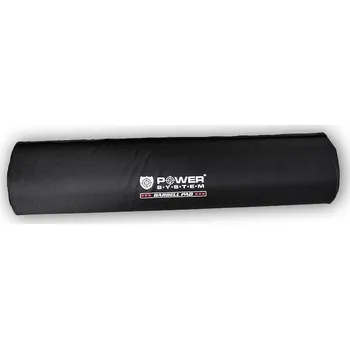 Opasek na cvičení Power System Polstrování tyče BARBELL PAD BLACK 8x40cm