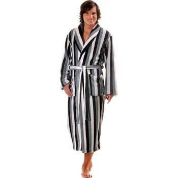 Pánský župan Pánský župan Adam 2130 pruhovaný - Vestis XXL