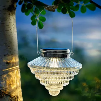 Solární závěsná dekorace Noble transparentní