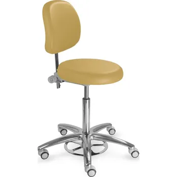 MAYER Židle s nastavitelnými zády 1255G Clean, silvertex žlutá