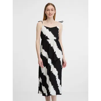 Dámské šaty Orsay Černo-bílé dámské šaty - Dámské Orsay černá 2980185