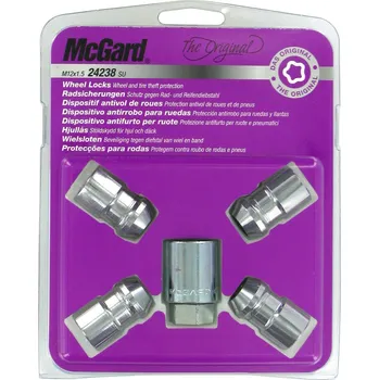 Šroubek na kolo McGard bezpečnostní matky M12x1,5x37mm kužel 60, klíč 21