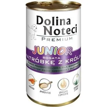 Krmivo pro psa Dolina Noteci PREMIUM Junior bohatá na králičí játra 6x400g