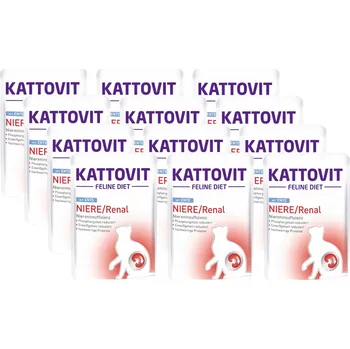 Kattovit Niere/Renal kachna 12x85g sáček