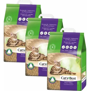 Podestýlka pro kočku JRS Cats Best Nature Gold - stelivo pro dlouhosrsté kočky 3x20l / 30kg