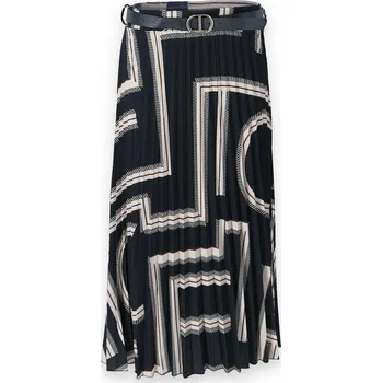 Dámská sukně Sukně plisé U6295 Italie barva: černá