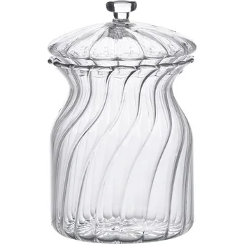 Dóza na potraviny Skleněná dóza s víčkem Voleta – 9x15 cm
