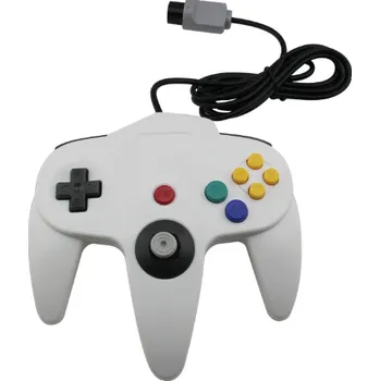Gamepad N64 bílý ovladač