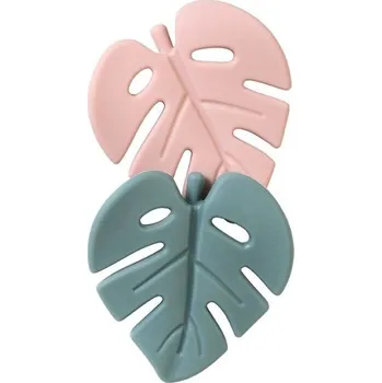 Silikonová kousátka Jungle Mint/Blossom
