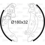 Sada brzdových čelistí VALEO 562771