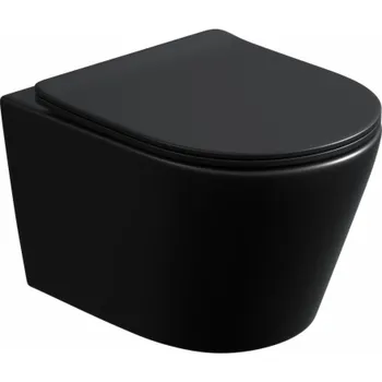 Klozet Závěsné WC Domoletti s víkem, 510 mm x 440 mm