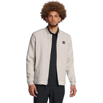 Pánská bunda UA Drive Pro Storm Hyb FZ-GRY Under Armour krémová 2980063