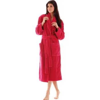 Dámský župan Dámský župan Tampa 2149 nadměrný rubínová - Vestis nadměr 4XL
