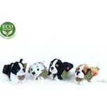 Plyšoví psi ležící 15 cm ECO-FRIENDLY, 4 druhy - NEFUNKČNÍ ZVUK