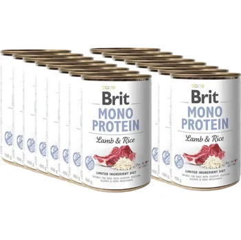 Brit MONO PROTEIN Lamb & Brown Rice 18x400g