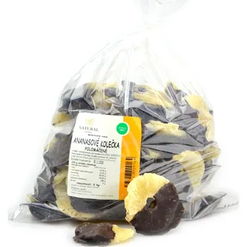 Ananasová kolečka polomáčené - Natural 2000g