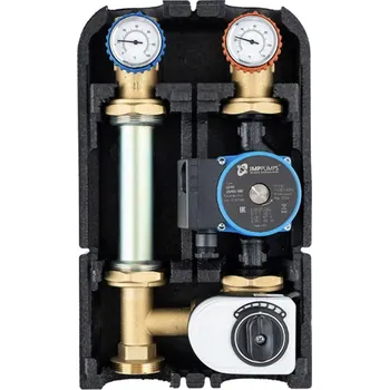 Oběhové čerpadlo IMP PUMPS Regulační sestava s třícestným směšovacím ventilem s čerpadlem GHN 25/60-180, DN 25 7997314