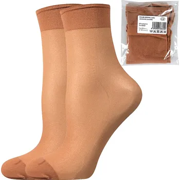 Pánské ponožky VOXX ponožky NYLON socks SÁČEK 20 DEN / 2 páry Barva: opal, Velikost: UNI