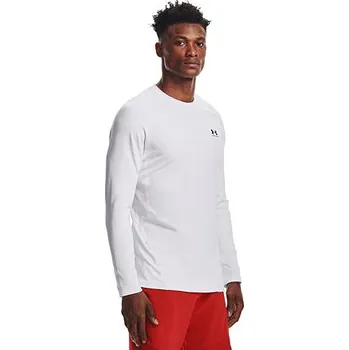 Pánské tričko Pánské funkční tričko Under Armour CG Armour Fitted Crew velikost S white