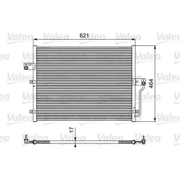 Výparník klimatizace Kondenzátor, klimatizace VALEO 814441
