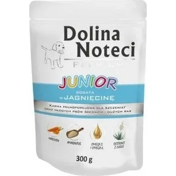 Krmivo pro psa Dolina Noteci PREMIUM Junior bohatá na jehněčí 10x300g SLEVA 2%