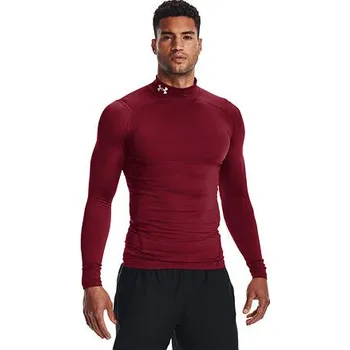 Pánské tričko Pánské kompresní triko Under Armour CG Armour Comp Mock velikost XXL cardinal