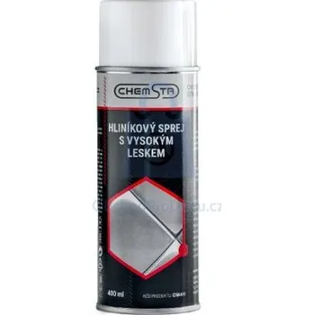 Sprej hliníkový s vysokým leskem, CHEMSTR 400 ml, balení 1 ks