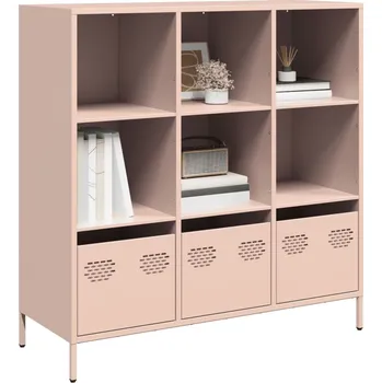 Příborník do zásuvky vidaXL Skříň růžová 101,5 x 39 x 103,5 cm ocel