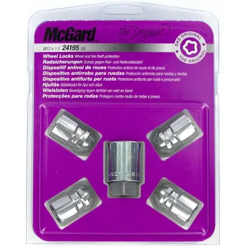 Šroubek na kolo McGard bezpečnostní matky M12x1,5x32,5mm kužel 60, klíč 21