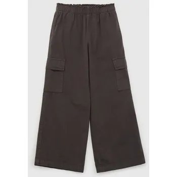 Dámské kalhoty GAP Dětské široké kalhoty - Holky GAP šedá 2982423