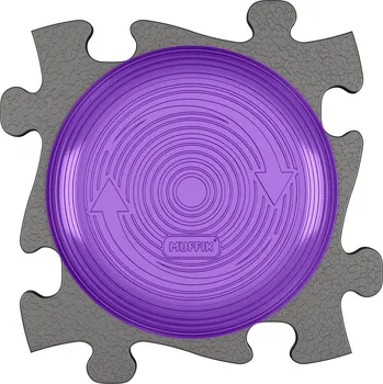 ortopedická podložka MUFFIK Aktivní podložka - Rotana Šedá/Fialová perleť MFK-071-3
