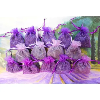 Levandulový sáček z organzy Barva: Tmavě fialová