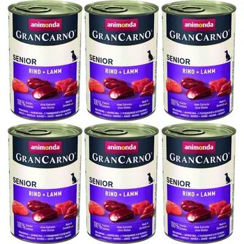 Krmivo pro psa ANIMONDA GranCarno Senior příchuť: Hovězí a jehněčí maso 6x400g